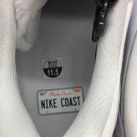 Mens Nike Air Max 1 The Bay White University Red FJ4451-100 Marked Size 11.5 - Picture 7 of 14